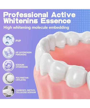 Sensitivity-Safe Teeth Whitening Strips Kit - 28 Coconut Whitening Strips for Coffee & Tea Drinkers - 14 Easy Treatments Quick Results - Buy Online on GoSupps.com