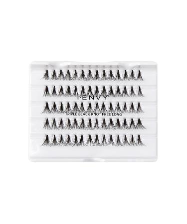 i-Envy Kiss Premium Knot-Free 70 Individual Lashes (Triple Black) - Buy Online on GoSupps.com