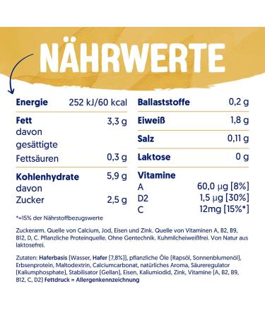 Alpro Children's Hair Drink - 100% Vegetable Naturally Lactose-Free Low-Sugar Protein Source with Calcium & Vitamins | 8 x 1L - International Shipping Available - Buy Online on GoSupps.com