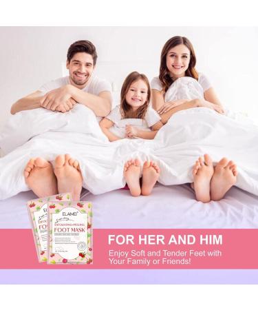 Premium Foot Mask - 2 Pairs for Effective Callus & Dead Skin Removal | Unisex Foot Peel Socks - Buy Online on GoSupps.com