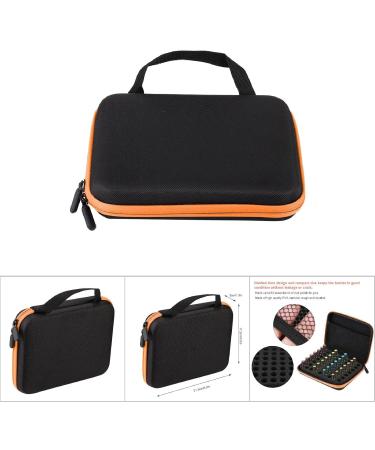 Odorkle 63 Compartments Essential Oil Storage Case - Orange Organizer for Travel & Home Use - Buy Online on GoSupps.com