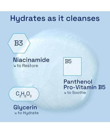 Cetaphil Gentle Skin Cleanser Travel-Size 118ml Soap-Free Face & Body Wash Hydrates Dry Normal & Sensitive Skin With Niacinamide Vegan Friendly 118 ml - Buy Online on GoSupps.com