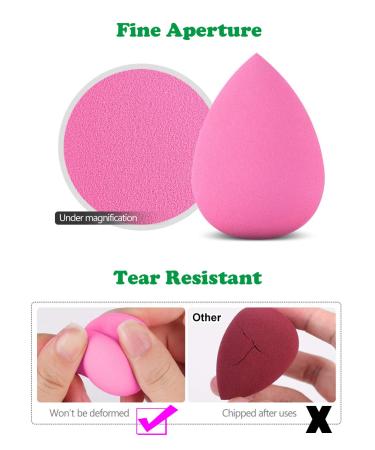 15 PCS Makeup Sponge Set - Beauty Blenders & 2 Holder Stands for Foundation & Liquid Creams | Perfect Blend for Flawless Finish - Buy Online on GoSupps.com
