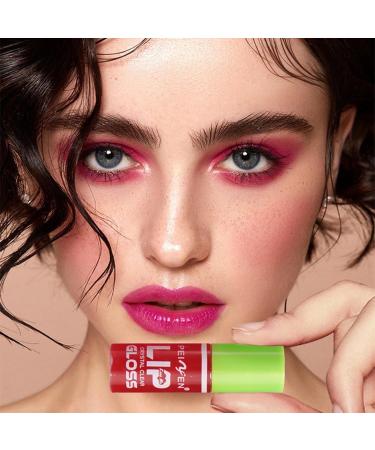Shop 6 Colors Mini Fat Oil Lip Gloss - Hydrating Plumping Non-Sticky Shine | International Shipping Available - Buy Online on GoSupps.com