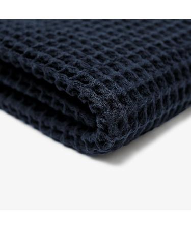 Waffle Weave 100% Supima Cotton Towel Set - Twilight Blue Bath Towel Set - Buy Online on GoSupps.com