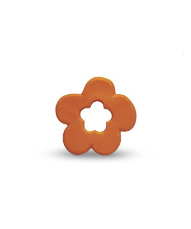 Lanco 8424678905030 teething ring flower 100% natural rubber orange 200 g