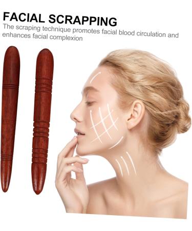 2 Sets of Wooden Acupuncture Stance - Thai Stick Facial Tools & Foot Massager for Reflexology & Skin Care - Buy Online on GoSupps.com