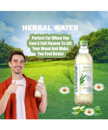 Pack de 12 DoNatural Eau aux Herbes Aloe Vera Citronnelle & Camomille 500 ml Boisson aloe vera faible en calories enrichie en magn sium et fibres sans dulcorants artificiels. Donat Aloe Vera 500 ml (Lot de 12) - Buy Online on GoSupps.com