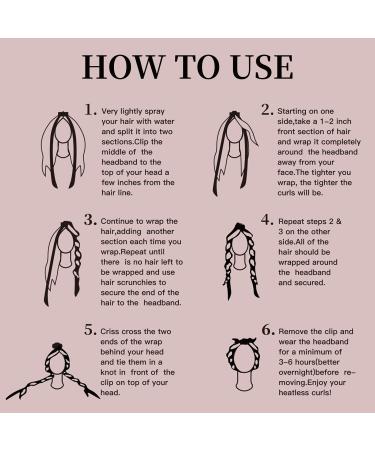 Yiclick Heatless Hair Curler for Long Hair Upgraded No Heat Hair Roller Sleeping Soft Rubber Hair Rollers Curling Ribbon and Rods for Natural Hair Beige - Buy Online on GoSupps.com