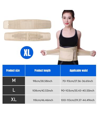 Pesoncarl Lumbar Carrier - Adjustable Back Support Belt for Lower Back Pain Relief | Breathable & Reinforced XL - Buy Online on GoSupps.com