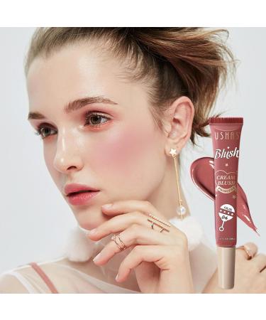 Velvet Skin Cream Blushes Liquid Mousse Cream Blushes | Hydrating Mousse Liquid Blushes Long Wearing Moisture Blushes Cheeks Lips Make Up Skoulazeo 04 - Buy Online on GoSupps.com