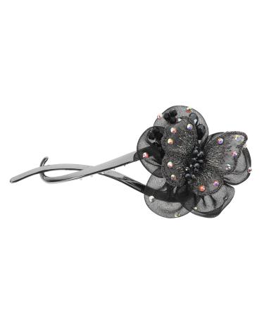 Angoily Headgear Girls Hair Clips Hair Barrettes for Thick Hair Butterfly Hair Barrettes Headwear for Women Tiara Hair Pin Banana Hair Clips for Women Alloy Women's Butterfly Clip French