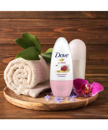 Dove Go Fresh Pomegranate Roll-On Anti-Perspirant Deodorant 50ml - Stay Fresh All Day with Long-Lasting Protection - Buy Online on GoSupps.com