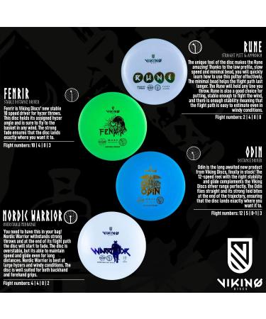 Viking Discs Original Disc Golf Set - PDGA Approved - 8 Frisbee Discs for All Distances - Ideal for Beginners and Pros - Buy Online on GoSupps.com