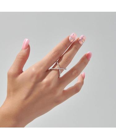 KISS imPRESS No Glue Mani Press-On Nails - Dream It Up Design in Light Pink | Short Wider Squoval Shape | 30 Nails & Accessories Included - Buy Online on GoSupps.com