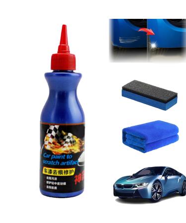Whimsyard Car Scratch Remover Car Paint to Scratch Artifact Ultimate Car Scratch Remover Paint Scratch Repair Agent Car Scratch Remover Kit with Wipe & Sponge (1PCS)