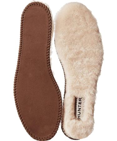 Hunter Women's Luxury Shearling Insoles Natural White 6 Medium US