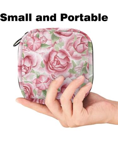Buy Muooum Menstrual Artery Zipper Bag - Stylish Rose Pink Tampon Collect Bag for Women & Girls - Buy Online on GoSupps.com