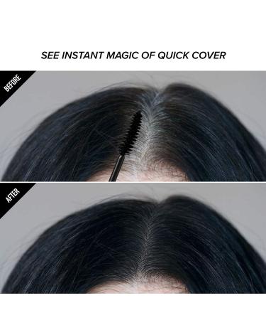 RED by Kiss Quick Cover Root Touch Up Mascara 2PCS - Water-Resistant Gray Concealer for Hair and Beard in Jet Black - Buy Online on GoSupps.com