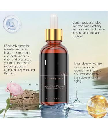  SKZKK Glycerin & Peptide Facial Serum Moisturizing & Firming - Reduces Fine Lines Brightens Skin Tone & Improves Skin Elasticity - Anti Aging Serum for One (1 Piece) - Buy Online on GoSupps.com