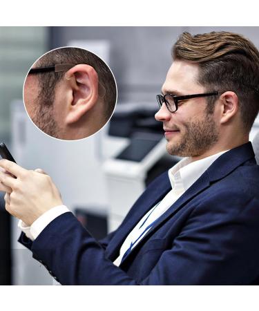 4-Pack Black & Gray Glasses Hinge Covers - Anti-Slip Comfort Control for Sunglasses & Reading Glasses - Elastic Knitted Cotton - Buy Online on GoSupps.com