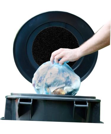 SEWOART 8-Piece Compost Container Odor Filter Pads | Kitchen Trash Can Accessories & Garbage Bin Removers - Buy Online on GoSupps.com