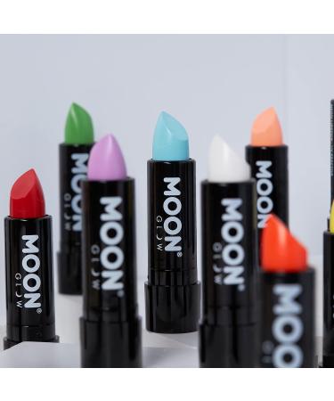 Moon Glow Neon UV Lipstick - Bright Pastel Colors that Illuminate Under UV Light | 5 Piece Set - Buy Online on GoSupps.com