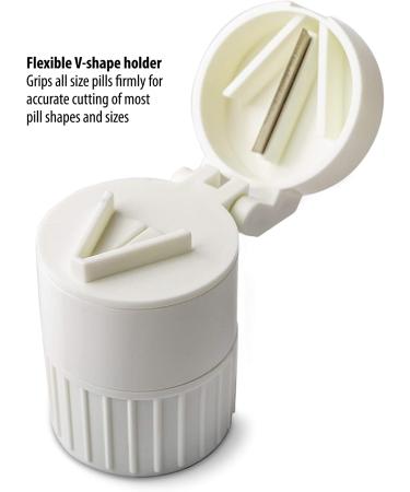 Pill Cutter Crusher Splitter Pulverizer - Accurate Cut for Small Pills, Ideal for Medication, Vitamins & Travel - BS0113J - Buy Online on GoSupps.com