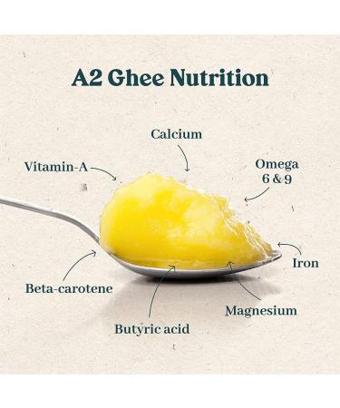 GirOrganic Grass Fed A2 Ghee | Clarified Butter (32Oz) - Unsalted Gir Cow Ghee Butter - Organic Ghee Oil - Pasture Raised  Non-GMO  Lactose-Free 32Oz 32 Fl Oz (Pack of 1) - Buy Online on GoSupps.com