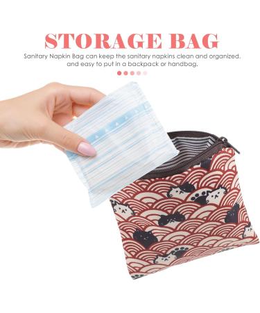 Iwowhero Korean Portable Period Hygiene Bag - Stylish Period Pocket & Driver's License Holder for Students - Buy Online on GoSupps.com