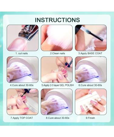 INPING 6-Piece Green Gel Nail Polish Set - Metallic & Sparkle Glitter Shades - Soak Off UV/LED - Nail Art Manicure Kit - Buy Online on GoSupps.com