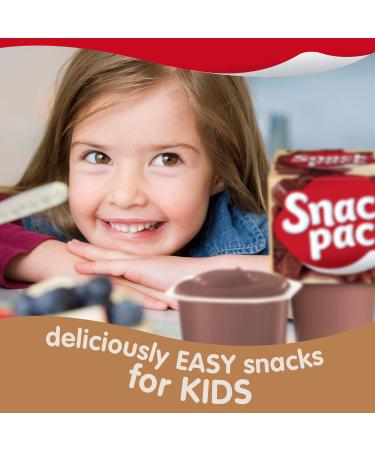 Snack Pack Chocolate Pudding Cups - 3.25oz (4 Count) | Delicious Treat for On-the-Go - Buy Online on GoSupps.com