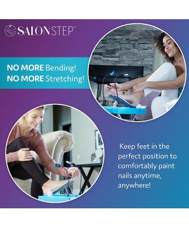 Salon Step Beauty Footrest w/ LED Magnifier & Storage - Easy At-Home Pedicures - Buy Online on GoSupps.com