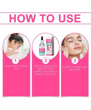 Kojic Acid Serum - Collagen Face Serum for Skin Lig_htening - Anti Aging Face Serum - Dark Spot Correcting Glow Serum - Hydrating Serum - Facial Serum for Firming Moisturising Nourishing (30ml) - Buy Online on GoSupps.com