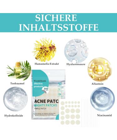 Fonyiunce 300 pieces pimples for daily and evening use invisible hydrocolloid acne patches with tea oil and salicylic acid can eliminate acne quickly - Buy Online on GoSupps.com