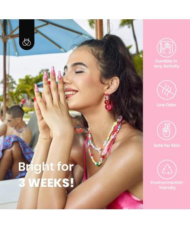 Beetles Jelly Gel Nail Polish in Translucent Sheer Pink - 15ml - Buy Online on GoSupps.com