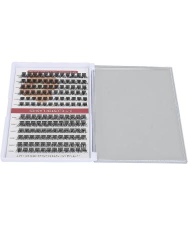 DIY Cluster Lashes Portable Lightweight Individual Lashes Cluster Various Styles for Lashes Extensions for Traveling (C with D (144 Cluster) - Buy Online on GoSupps.com
