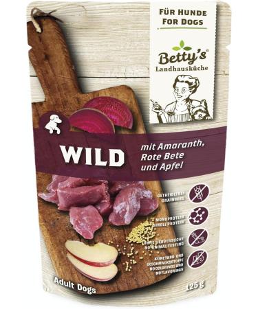 Betty's Country Kitchen Fresh Bag Game - Beetroot Amaranth & Apple (125g x 10) | International Shipping Available - Buy Online on GoSupps.com