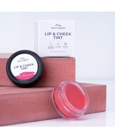 Buy Vegan Peony Peach Lip Cheek & Eye Tint Balm - Long Lasting Enriched with Vitamin E | 25g | International Shipping - Buy Online on GoSupps.com