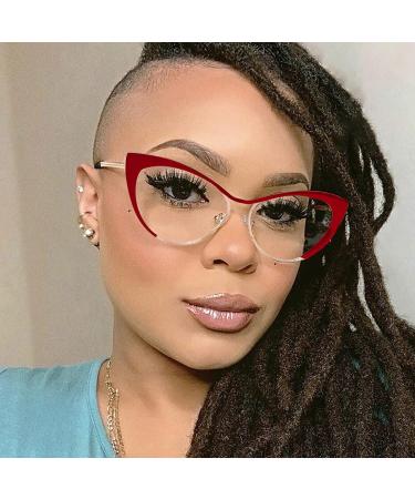 Sexy Cat Eye Glasses with Clear Lenses for Adults - Hot Fashion Frames - International Shipping Available - Buy Online on GoSupps.com