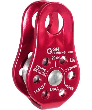 GM CLIMBING 29kN Fixed Micro Pulley - CE UIAA Certified Slack Tender (Pack of 2) - Buy Online on GoSupps.com