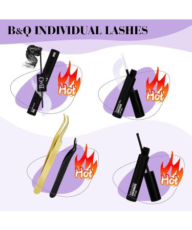 Lash Clusters DIY Individual Lashes 300 PCS False Eyelash Cluster Volume Extensions - D Curl Lash Clusters DIY Extensions at Home (50D-0.07D 9-16MIX) - Buy Online on GoSupps.com
