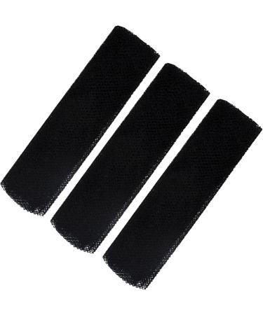 Fukamou Long Net Bath Sponge Nylon Mesh African Mesh Cloth Shower Net Scrubber | Elastic Bath Sponges for Dead Skin Removal Daily Use Black - Buy Online on GoSupps.com