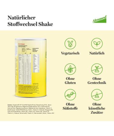 Almased Original Protein Powder for Weight Loss - 500g | Effective Meal Replacement | Shop Internationally - Buy Online on GoSupps.com