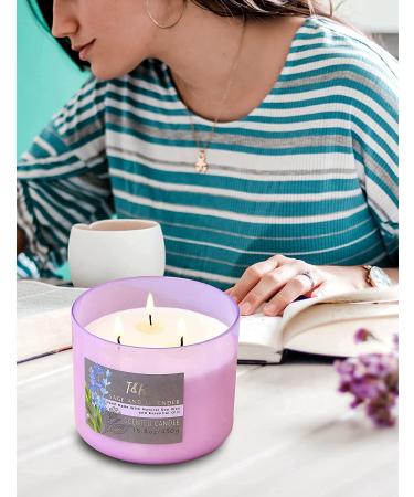 Sage Lavender Scented Candle | 3 Wick 16 Oz Aromatherapy Candle for Home | White Sage Cleansing Candle | Relaxing Soy Wax Candle - Buy Online on GoSupps.com