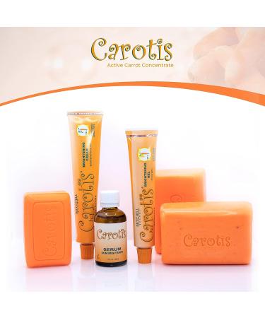 Carotis Beauty Soap 80g - Refreshing Skin Cleanser with Carrot Oil, Glycerin, Beta Carotene, Vitamin A, and Olive Oil - Buy Online on GoSupps.com
