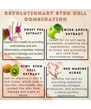 Uzo Stem Cell Serum Complex | Anti-Aging Face Moisturizer with Hyaluronic Acid | Wrinkle & Pore Reduction | Hydrating Aloe Vera Formula | 1 oz - Buy Online on GoSupps.com