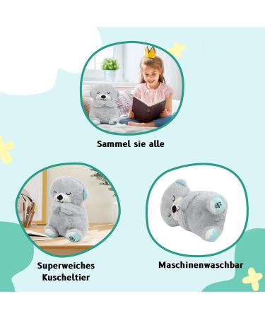 Mush Plushies for Anxiety & Sleep - Portable Breathing Plush Toy with Music & Light | Perfect Gift for Newborns & Babies 0+ Months - Buy Online on GoSupps.com