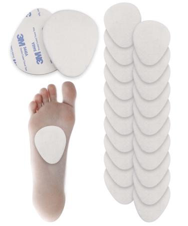 MoHern Metatarsal Pads for Pain Relief 10-Pack Ball of Foot Cushions for Women and Men Foot Pads Ball of Foot Pain Metatarsal Pads Women(White)