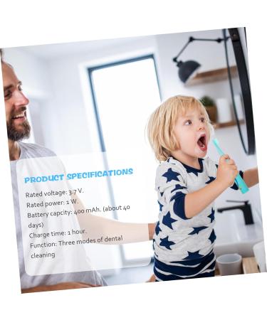 Hoement Electric Children's Toothbrush Set - Portable & Kid-Friendly Oral Care Accessories - Blue 1 Pack - Buy Online on GoSupps.com